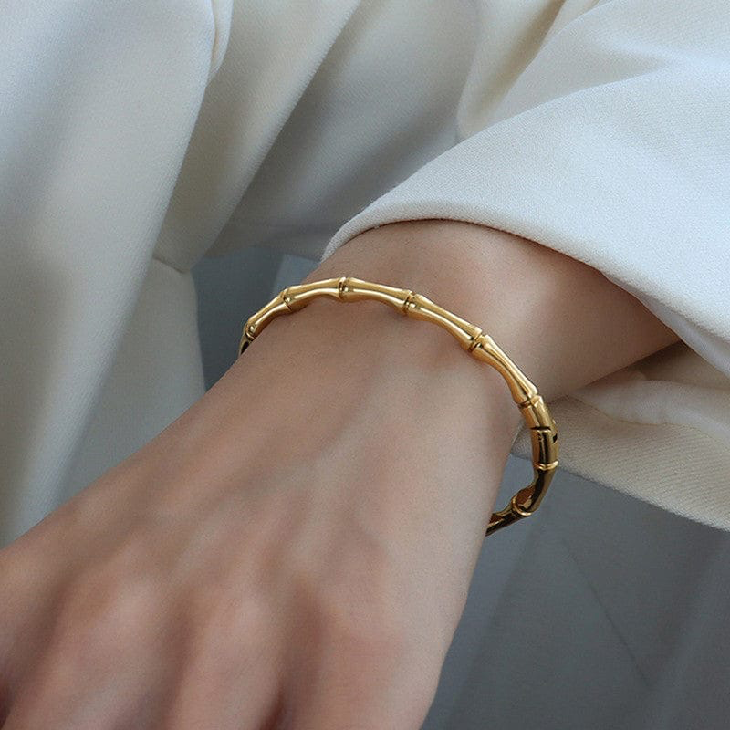 Bamboo model Bracelet-Gold ABDB2034